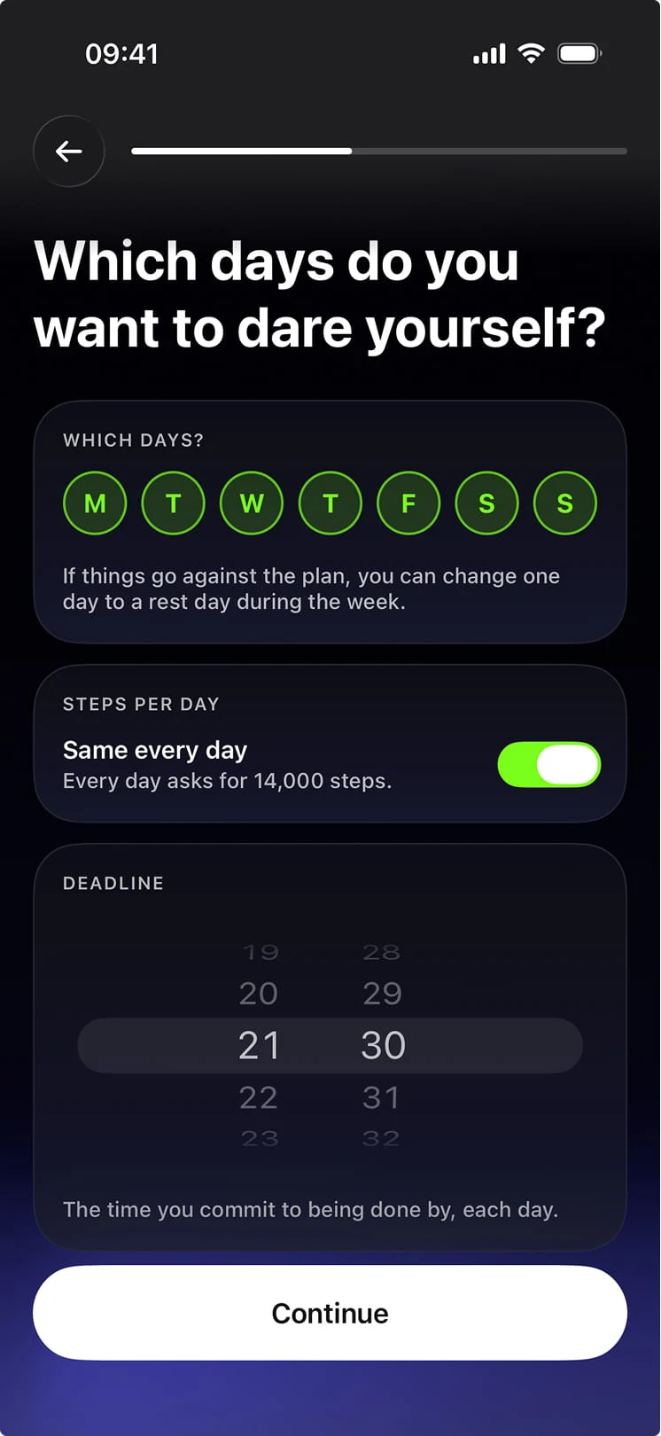 Dare onboarding part three, step three