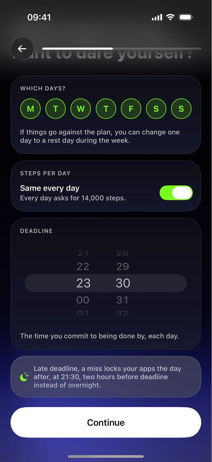 Dare onboarding part three, step four