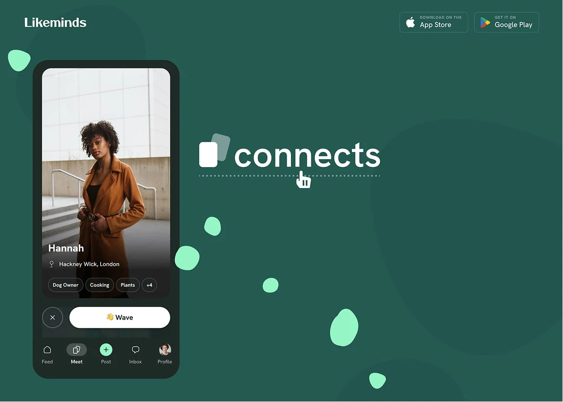 Likeminds, screen 2