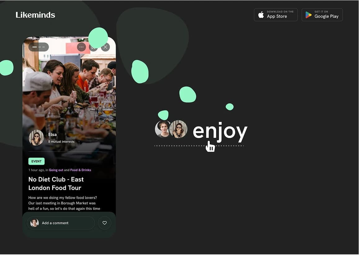 Likeminds, screen 3